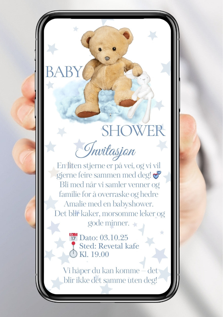 BABYSHOWER INVITASJON