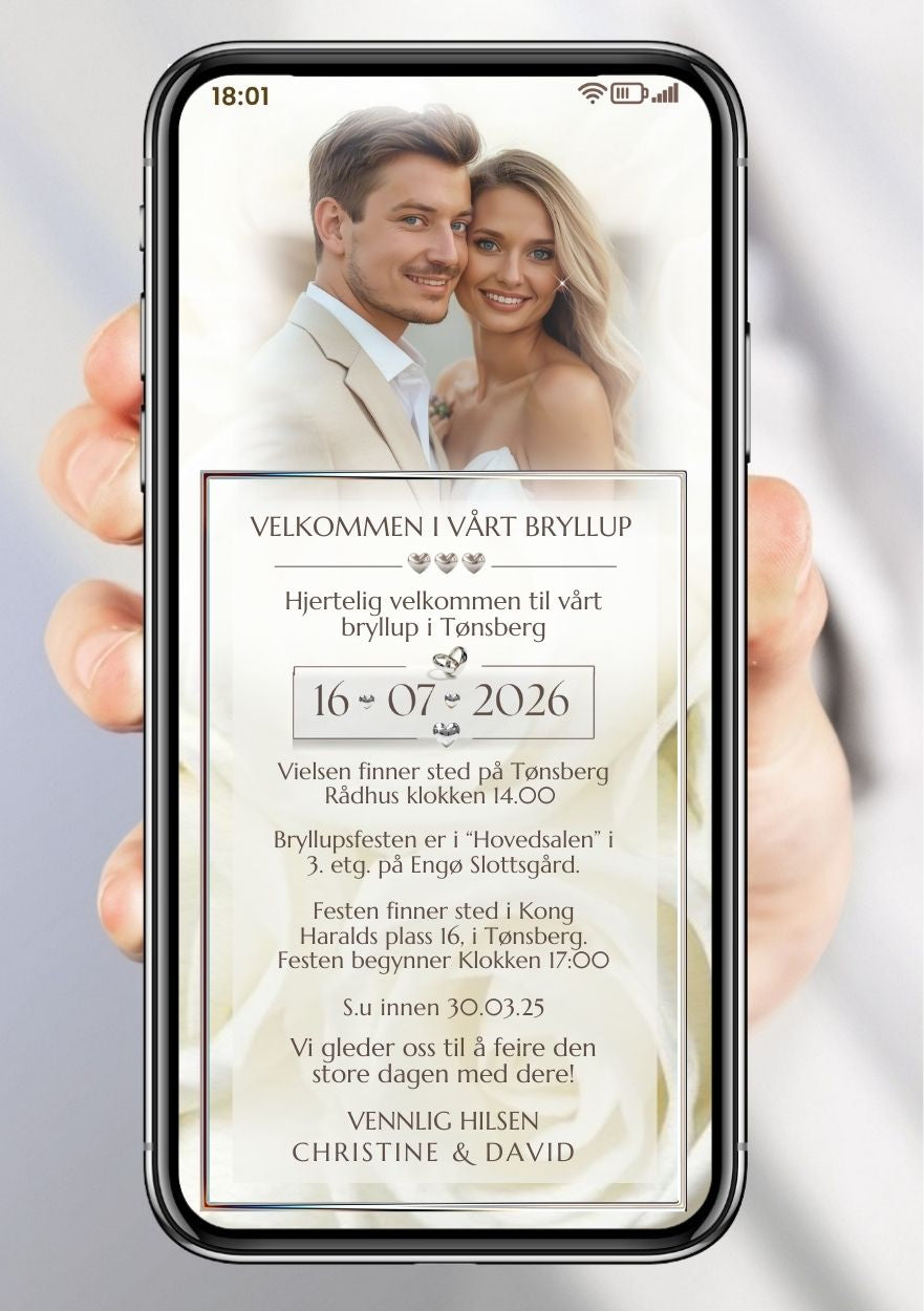 BRYLLUP INVITASJON
