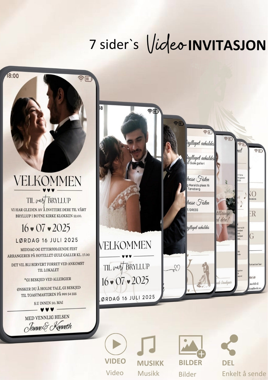 VIDEO INVITASJON BRYLLUP