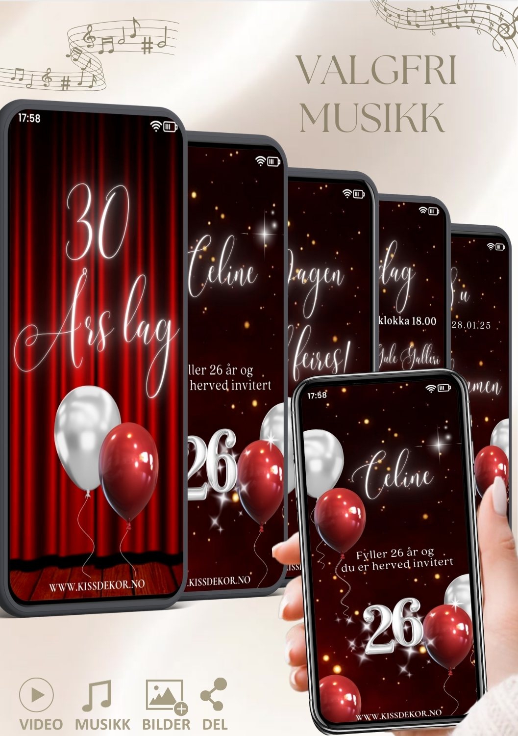 VIDEO INVITASJON BURSDAG