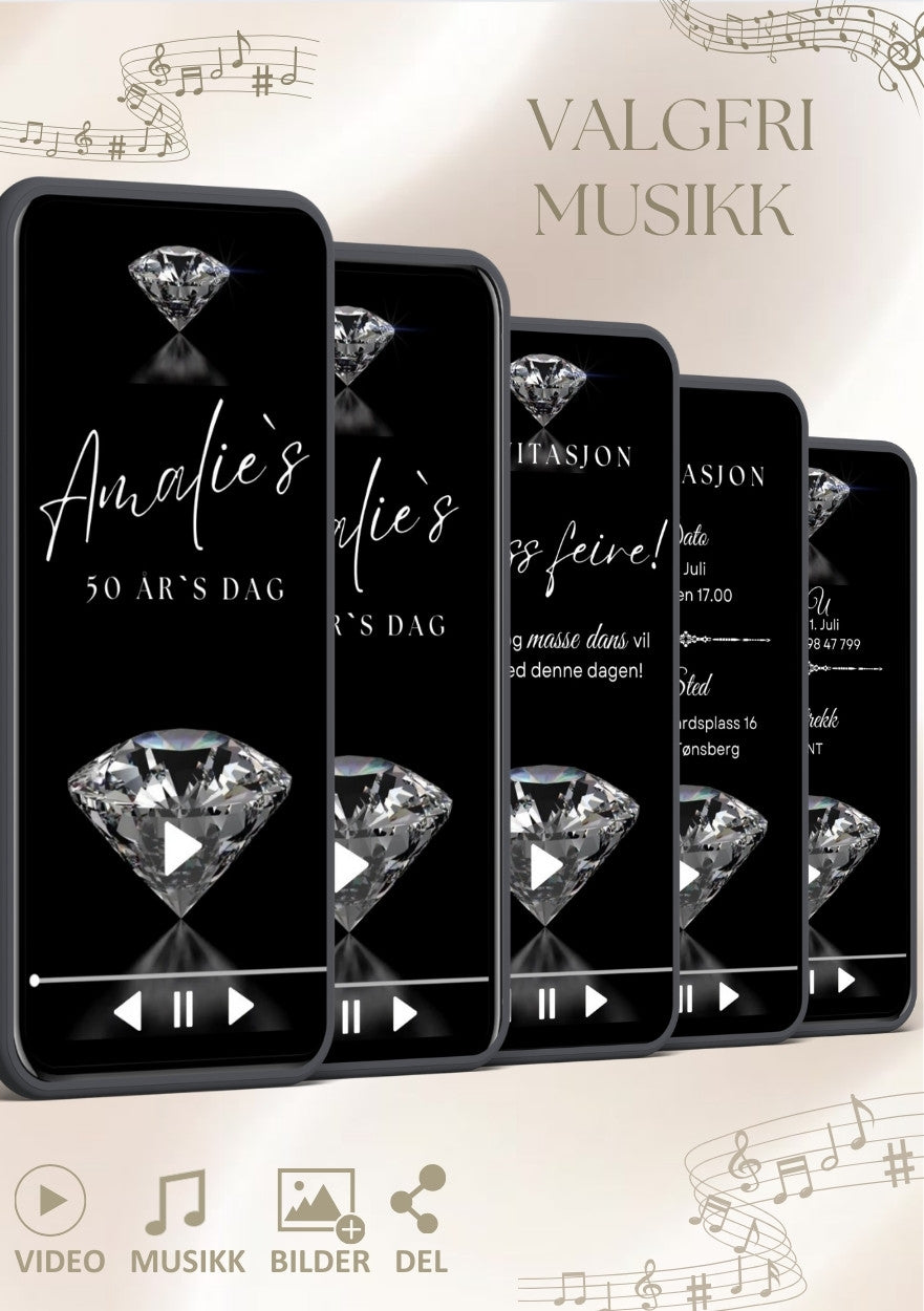 VIDEO INVITASJON BURSDAG