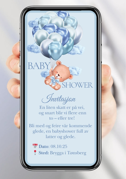 BABYSHOWER INVITASJON
