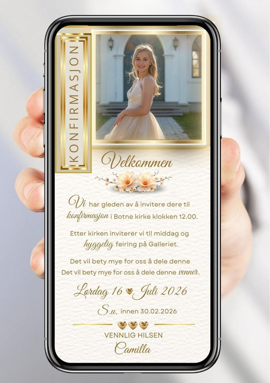 INVITASJON KONFIRMASJON