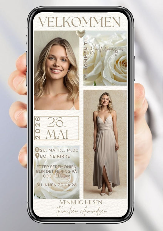 INVITASJON KONFIRMASJON